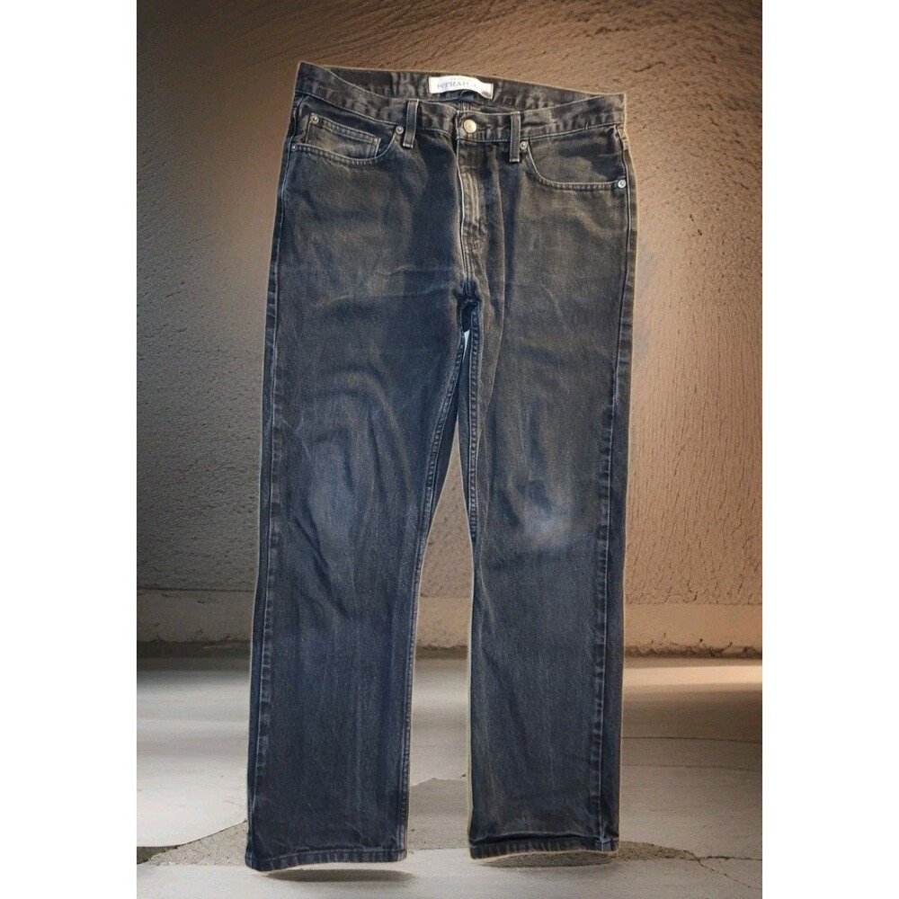 Tommy Hilfiger Brand Denim Jeans Mens 33x30 Black Classic Straight 2010